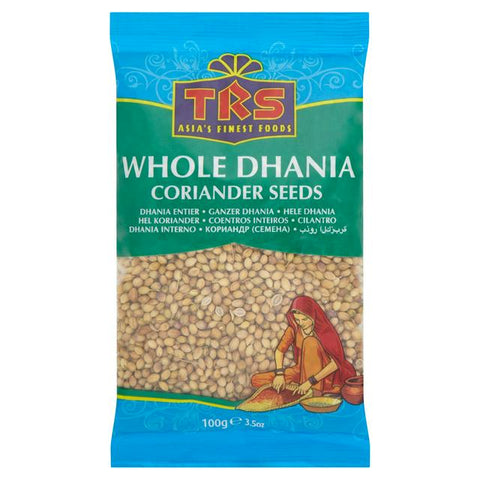 TRS Whole Coriander / Dhaniya 100 g