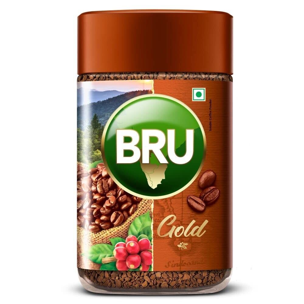 BRU Gold Instantkaffee Glas 55g