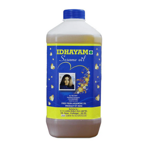 Idhayam Sesame / Gingely Oil 1 Litre (Export Pack)