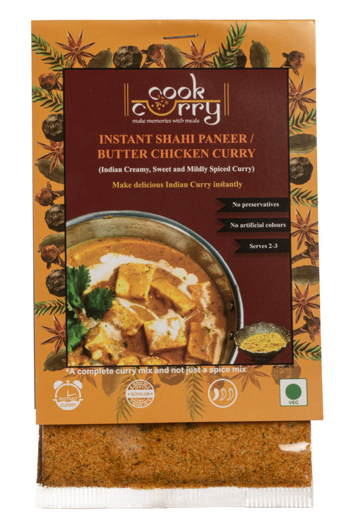 Cook Curry Shahi Paneer / Butter Chicken Instant Curry Mix (serves 3 persons)