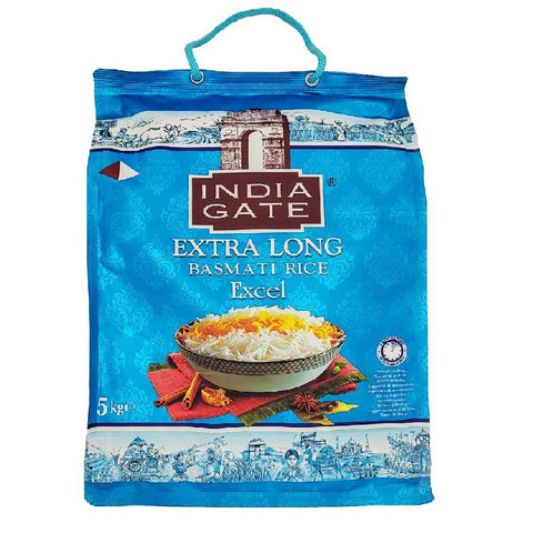 India Gate Extra Long Basmati Rice Excel 5 kg