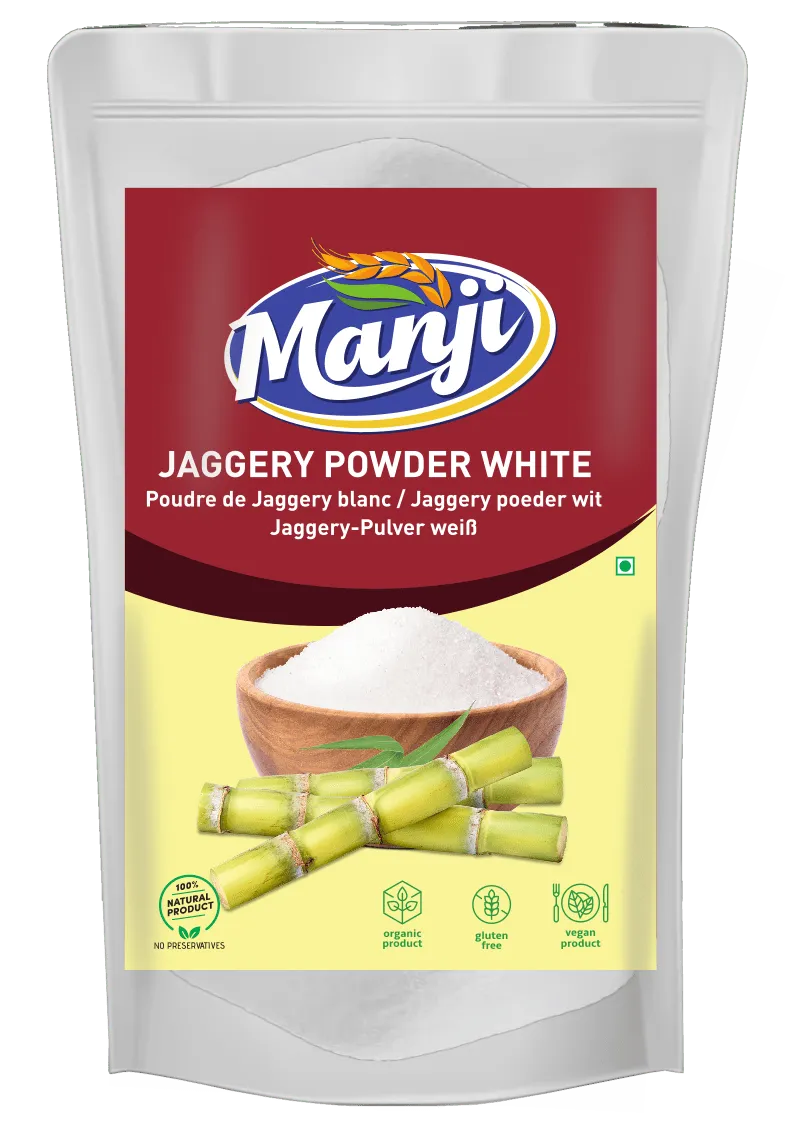 Manji Jaggery Pulver Braun 500g