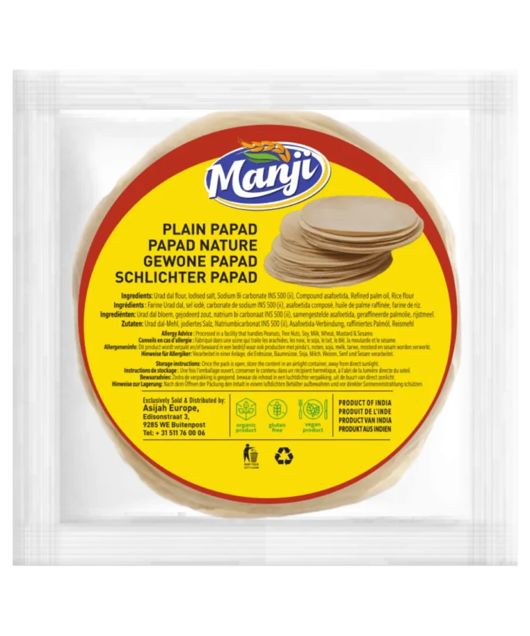 Manji Madras Plain Papad 100 gms