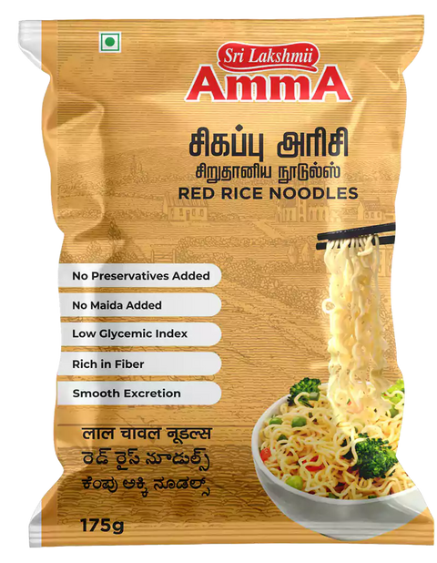 Amma Red Rice Millet Noodles 175g