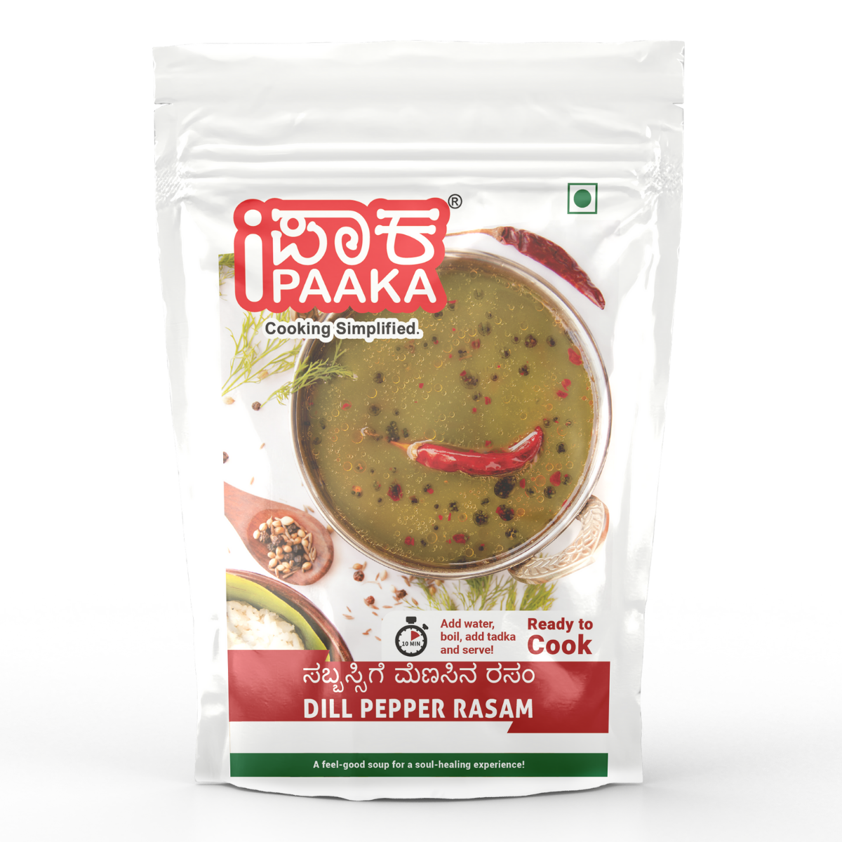 iPaaka Dill Pepper Rasam 100g