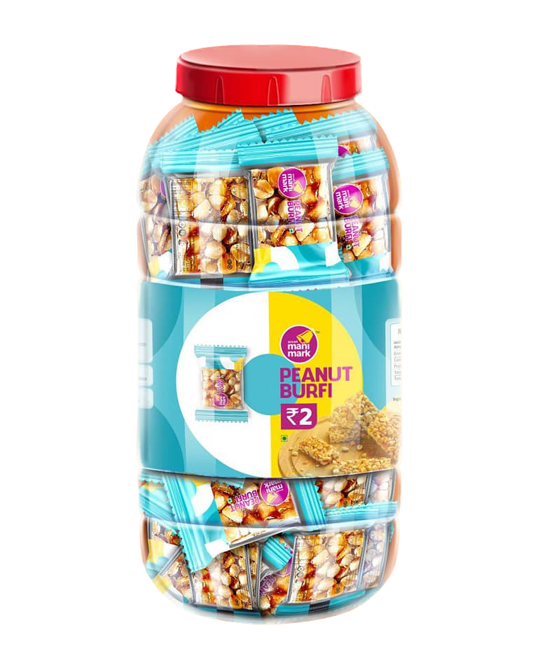 MANIMARK Peanut Burfi Jar – 800GM