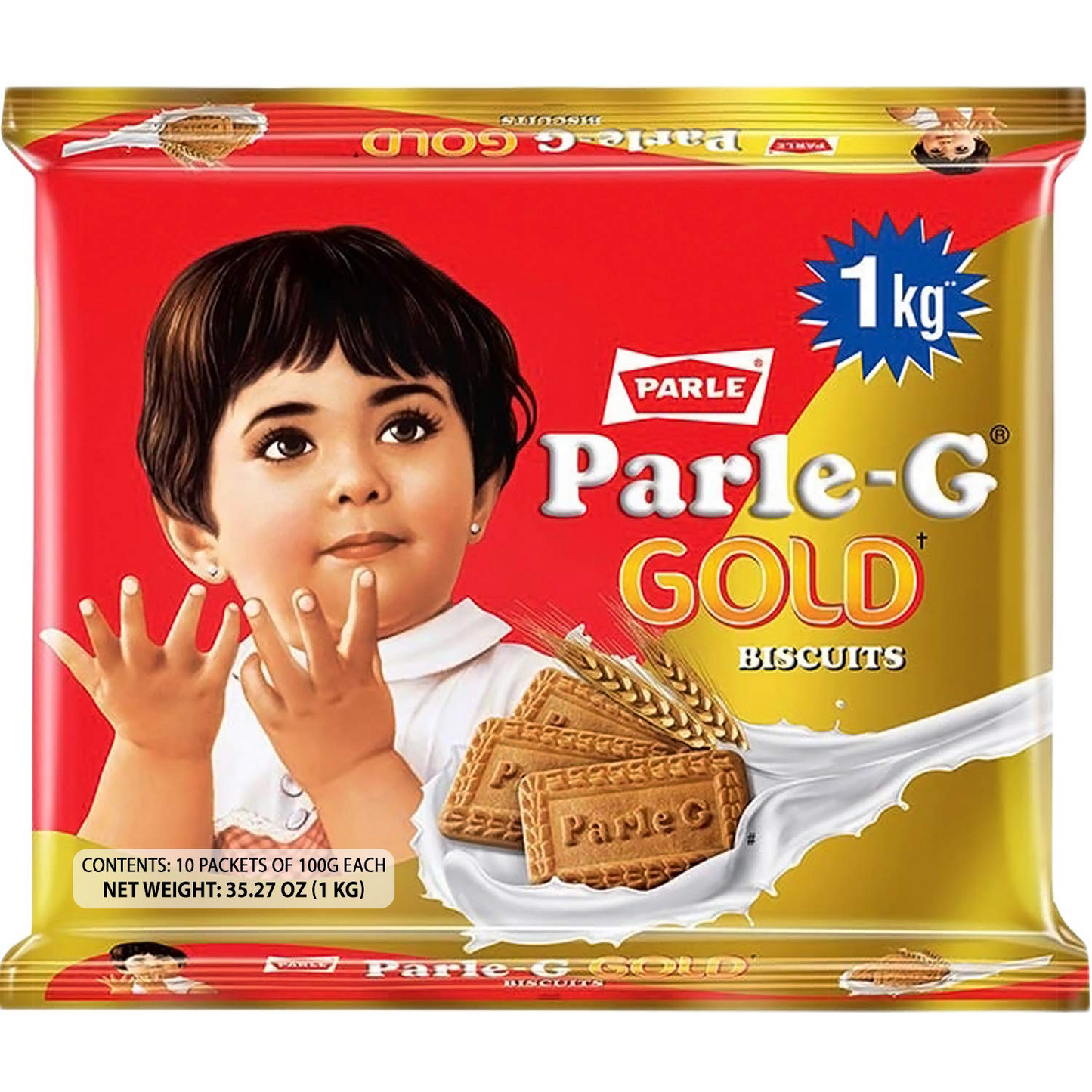 Parle-G Gold cookies (family pack) 1kg Export pack