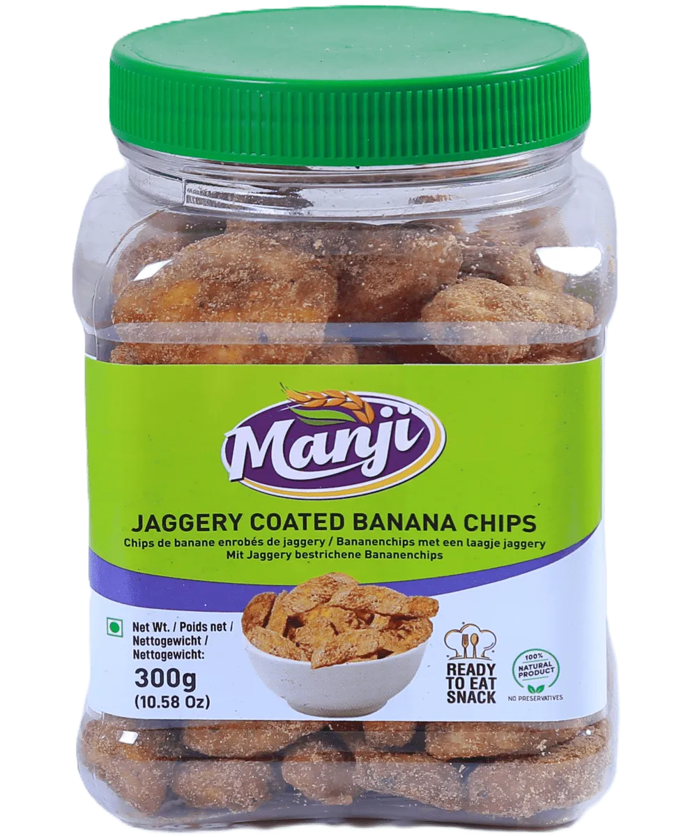 Manji Jaggery Coated Banana Chips 300g