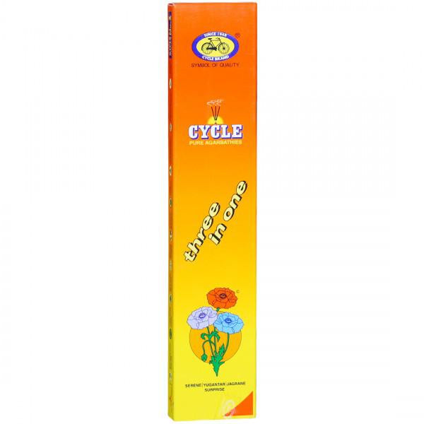 Cycle incense sticks three in one -1 stuck