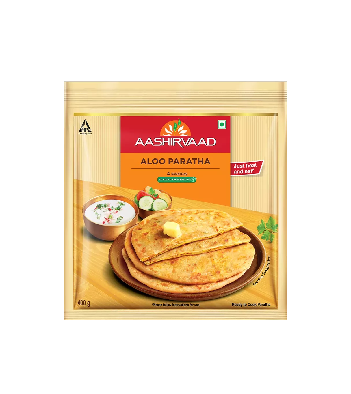 Aashirvaad Aloo Paratha 400g