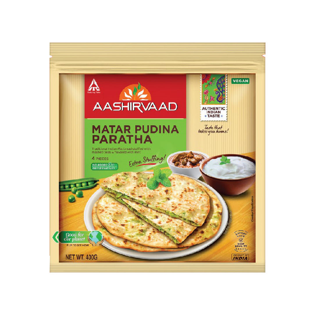 Aashirvaad Matar Pudina Paratha 400g