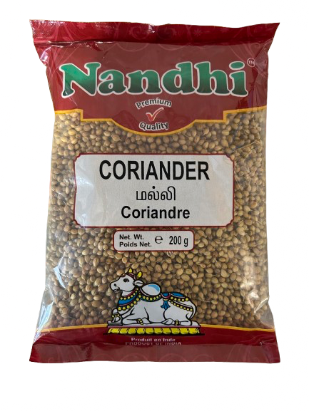 Nandhi Coriander / Dhania Whole 200g