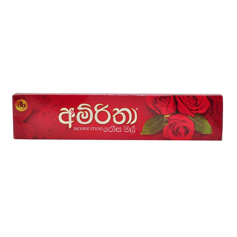 Amritha Räucherstäbchen (20 Stäbchen) - Rote Rose