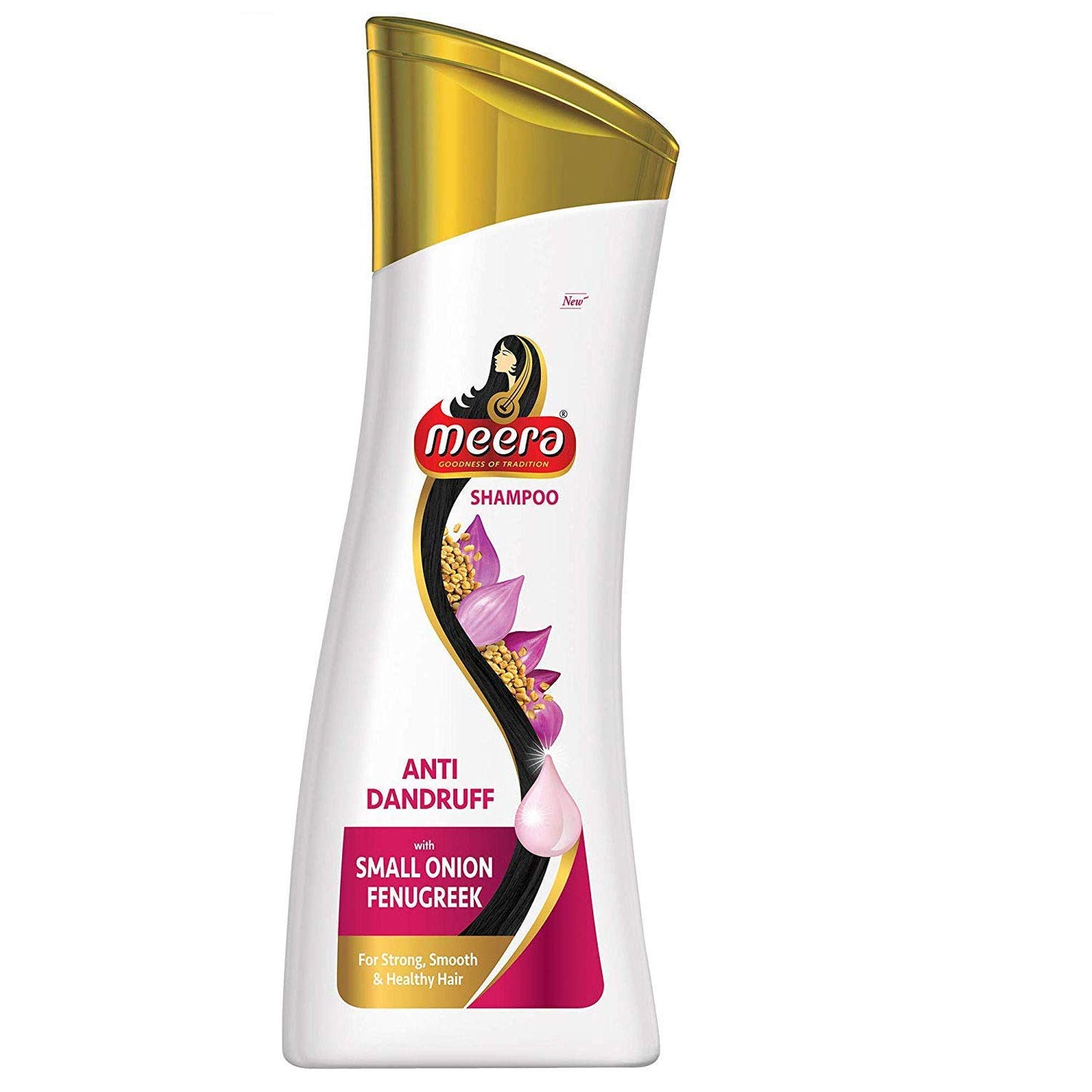 Meera Shampoo 180ml - Anti Dandruff with small onion fenugreek