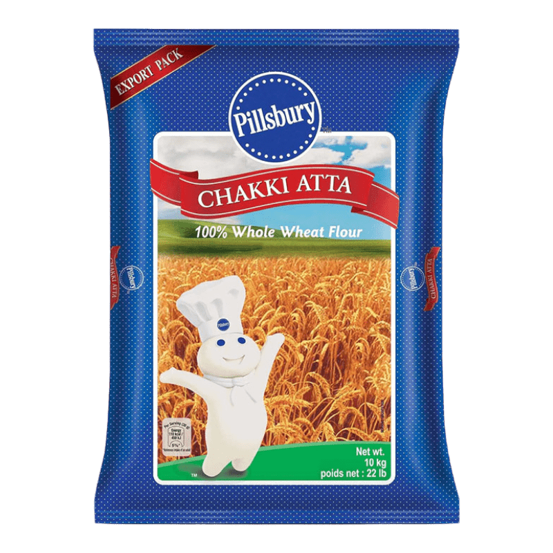 Pillsbury Chakki Atta 10kg (Whole Wheat Flour)