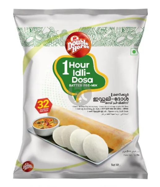 Double Horse 1 hour Idli Dosa Batter Powder 1kg