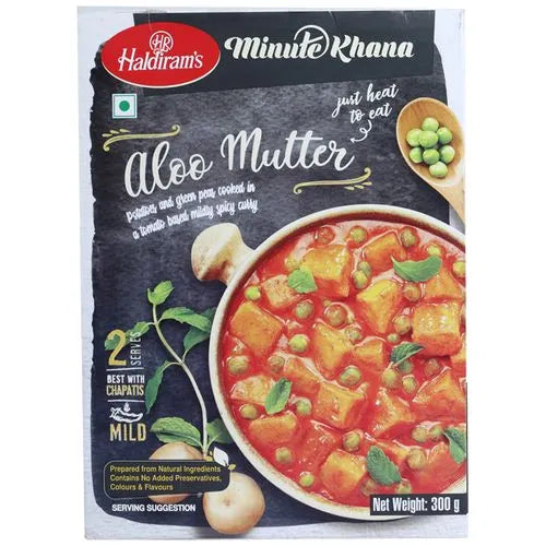 Haldiram's Minute Khana Aloo Mutter 300g